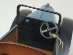 Rare JEP Torpedo Hotchkiss 25cm 1 voiture en tôle lithographiée bleu pétrole Vintage - Collection