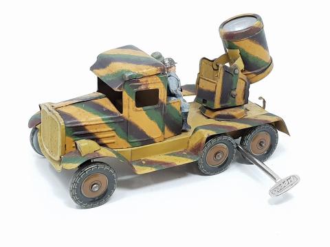 F.V. CHARIOT MILITAIRE BACHÉ 1920 / jouet ancien