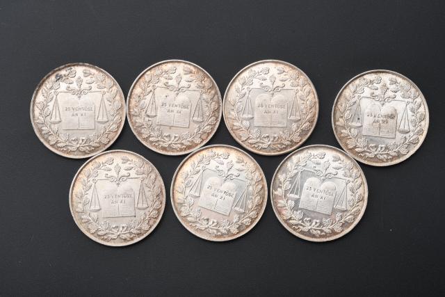 1 classeur de monnaies françaises diverses XVIIIème - Xxème siècle