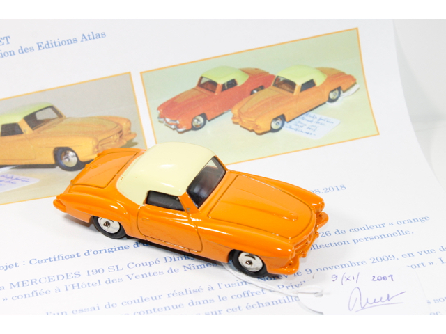 DINKY TOYS ATLAS COFFRET 500S VOITURES DE SPORT MERCEDES AL