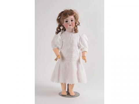 Vintage Poupée tête plastique et corps souple - années 1950