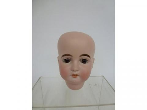RARE POUPÉE ANCIENNE tête rhodoïd celluloïd marquée corps à boules antik puppe EUR 80,00 - FR