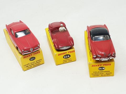 Voiture miniature Dinky Toys Maserati (Réf. 23A) – Vintage avec pilote - Collection