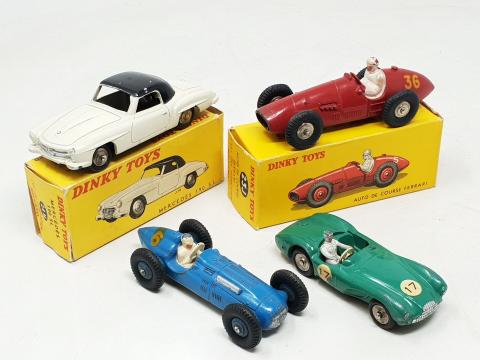 Voiture De Course FJ France Jouet 1953 – Tôle – Jouet Mécanique Vintage