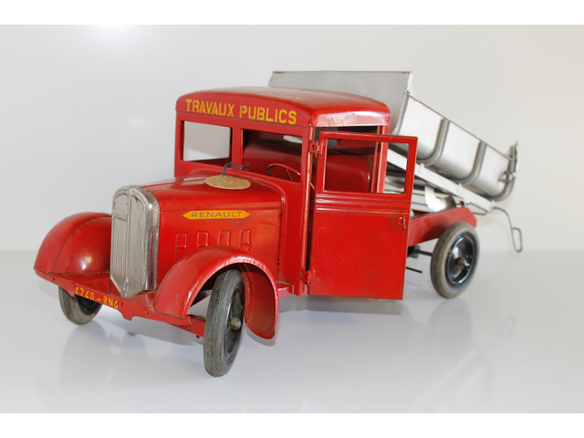 Camion Plateau à Ridelles CIJ Renault ADTD 5/37 - Tôle Vert Bouteille (1940)
