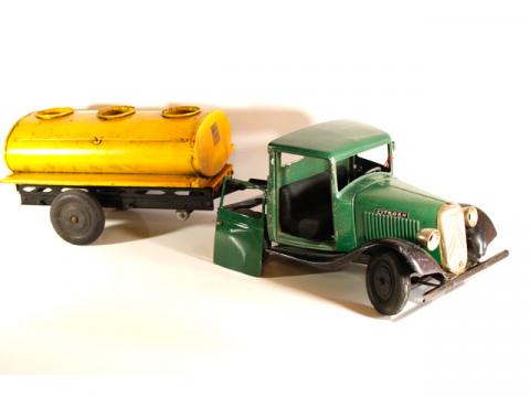 Dinky Toys U 23 - Citroën Jaune Et Rouge - Code 3 - 1/43 - Occasion