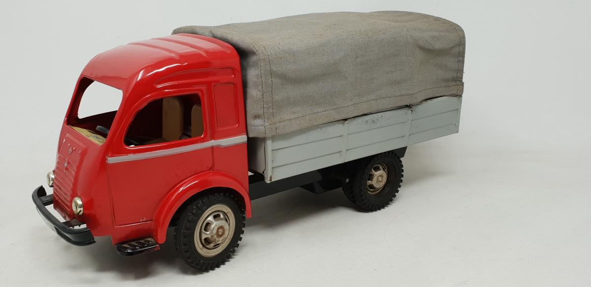 Camion En Bois Ancien Majolu Années 40 - Manufacture De Jouets De Lunéville, Sortie De Grenier