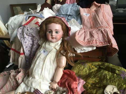 RARE ANCIENNE POUPÉE tête porcelaine signée jules verlingue fin 19 éme / xx éme EUR 85,00 - FR