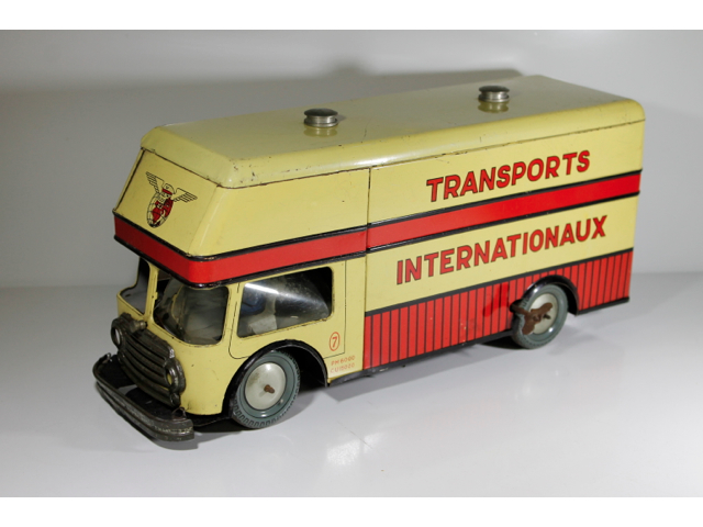 Camion Marklin Tôle 38cm - Jouet Mécanique Deutsch Post Avec Boîte Et Certificat
