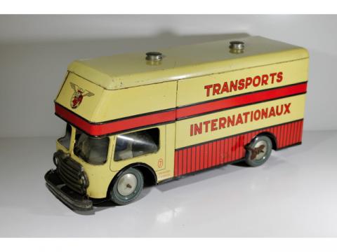 Camion Tôle Joustra Auto Service – Ancien Jouet Véhicule Collection