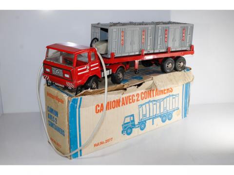 JOUSTRA Tracteur et remorque Jouet Ancien - Collection