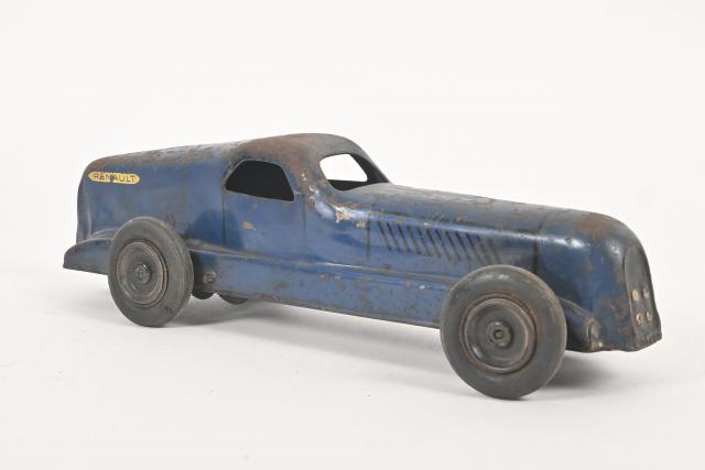 Ancien jouet voiture tôle ancienne mécanisme à levier 1960