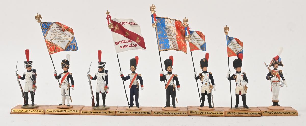 Figurine Guy Renaud - Capitaine De Paroisse - Infanterie Française 1:32 - Plomb Peint