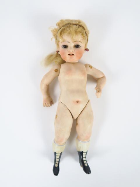 Poupee Ancienne mignonnette Biscuit et composition 12 Cm