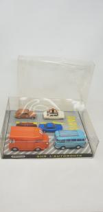 Minialuxe 33_1 coffret attelage Citroën DS rouge et caravane