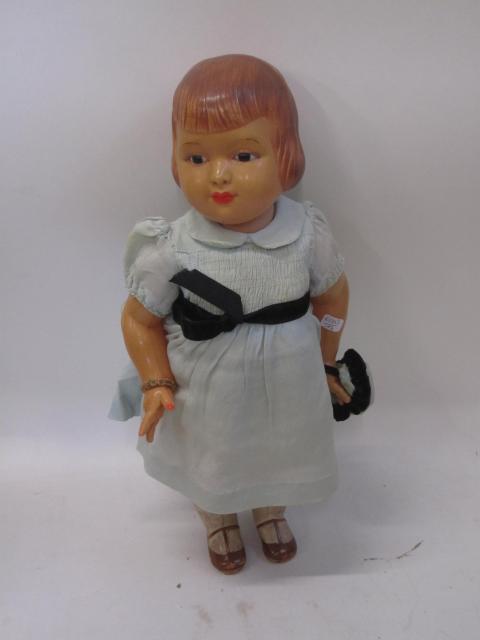 Poupée Ancienne Petitcollin Jeanne D'Arc - Celluloïd - 11 Cm - France (1925/30) - Collection