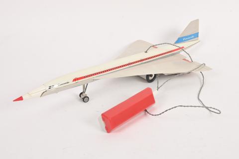 VINTAGE - JEU MONT BLANC - AVION CONCORDE Electrique Téléguidé - réf 670 - FONCTIONNE - Jeux & Jouets