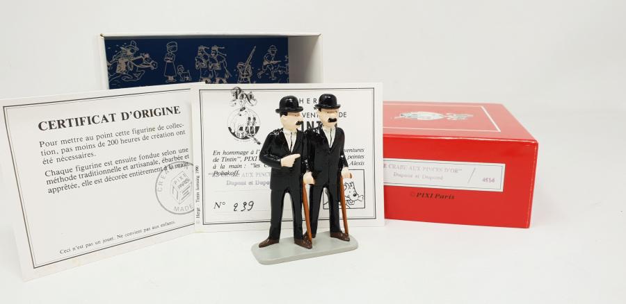 HERGÉ - DUPONT ET DUPOND - FIGURINES - - Ma collection du 9eme art