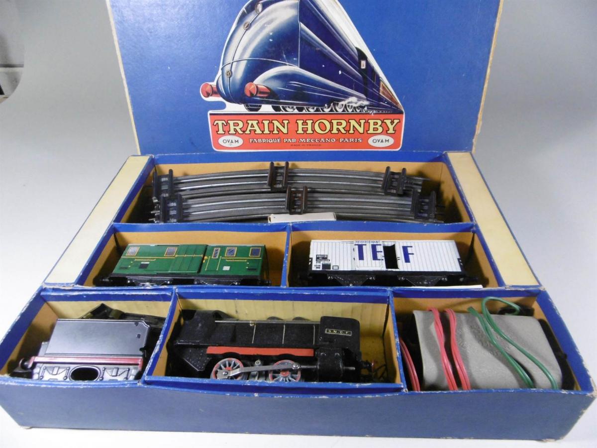 JOUET ANCIEN - Beau coffret train HO Hornby Meccano ACHO- motrice