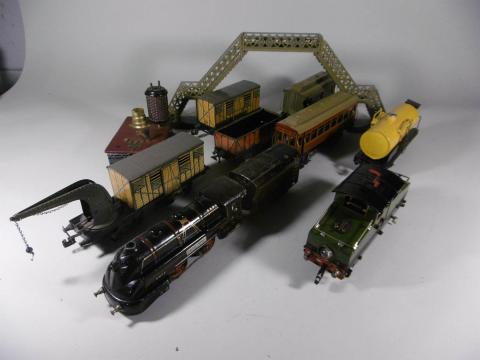 Lot De 6 Wagons JEP échelle O - Acier Embouti, Fabrication Française (1927)