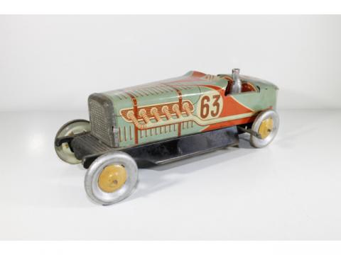 Voiture De Course Mécanique ML Martinan Larnaude – Jouet Ancien Tôle – France – Joustra