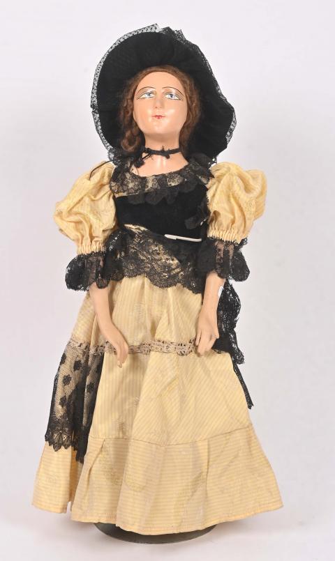 Ancienne poupée tissu tête composition 42 cm | eBay