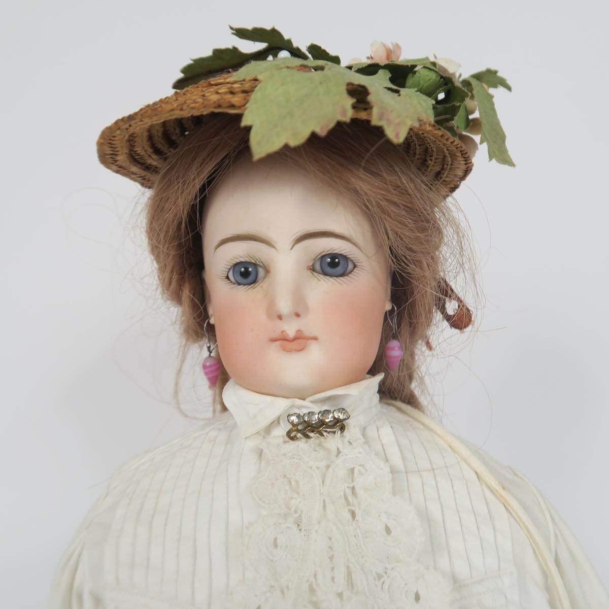ANCIEN COL PLASTRON dit "bateau" piqué de coton blanc époque 1930 EUR 5
