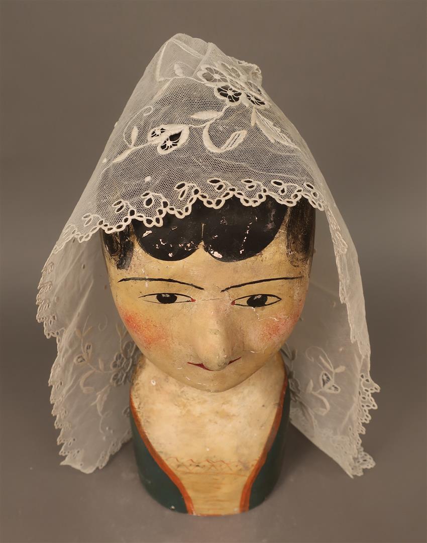 Lot Rare De Véritables Cheveux Anciens Châtains - Avec But XXème Siècle - Bel état