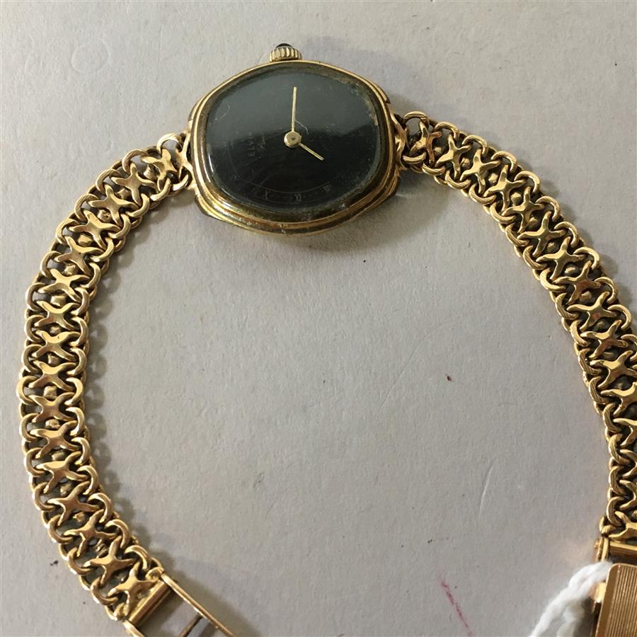 Montre Mécanique Ancienne Elvia Pour Homme - Style Classique - Vintage