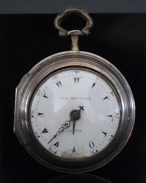 MONTRE GOUSSET SAVONNETTE argent cadran 24 heures +-1900 révisé MONTRE GOUSSET SAVONNETTE argent cadran 24 heures +-1900 révisé
