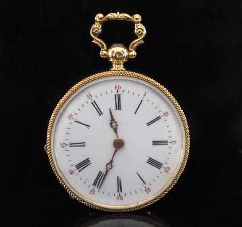 Montre à Gousset Ancienne Plaquée Or - Bracelet Début 20ème Siècle, Style Vintage