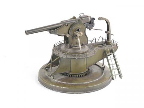 Canon Sur Roues Marklin - Jouet Miniature Métallique Fonctionnel - Occasion Repeint