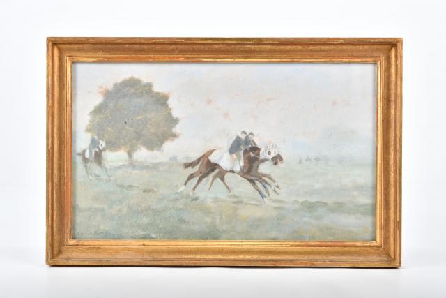 Ancienne Cravache D'équitation Cuir Et Bois - Fabriquée Au Royaume-Uni - 53 Cm