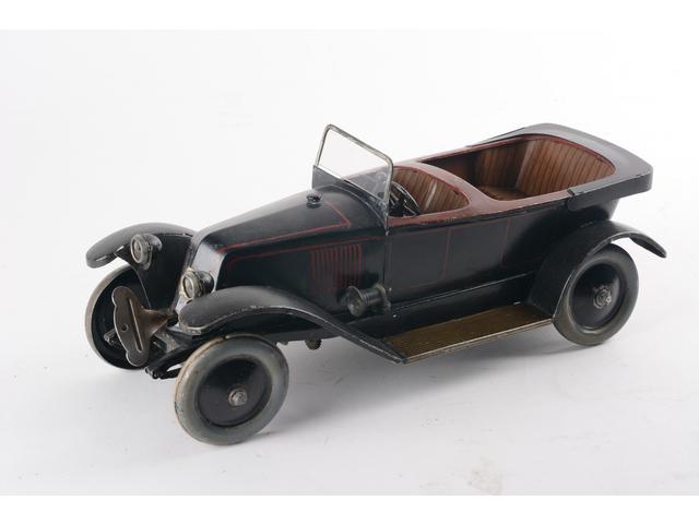 Ancien Fourgon à Bagages J. De P. – écartement O – Longueur 13 Cm, état De Jeu (1932)