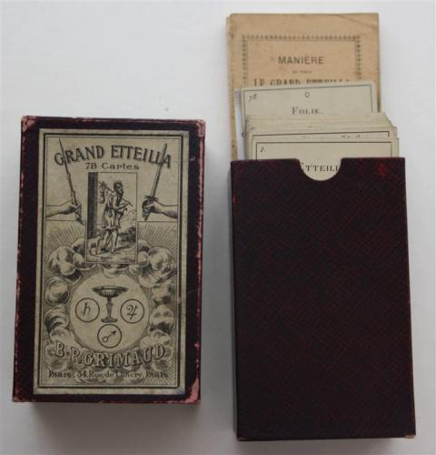 Ancien Livret Grimaud Pour Jeu De Cartes Bridge - Doré Or - Vintage Paris