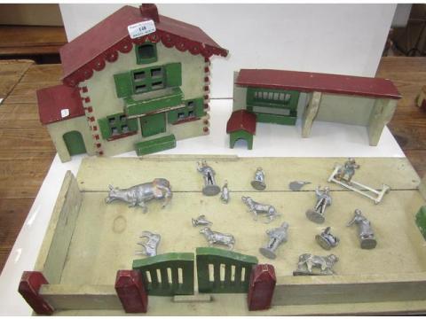 Jouet Ancien Quiralu Mouton Couché La Ferme Quiralu | UK