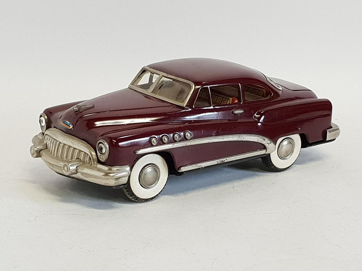 Voiture Ancienne Dinky Toys - Alfa Romeo Coupé Réf. 24J Rouge - Occasion