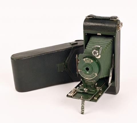 APPAREIL PHOTO À soufflet Kodak FOLDING HAWK-EYE N°2 B USA 🐼 EUR 99,00