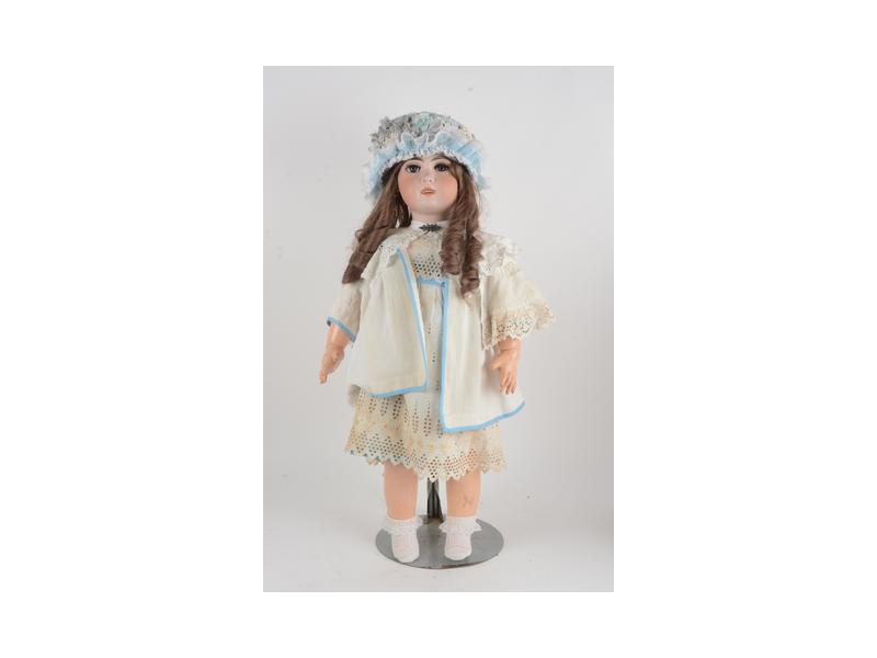 Veste Et Chapeau Pour Poupée Grande Taille - Bleuette, FG, Gaultier - Occasion