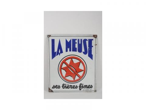 Seau à Champagne Ancien Grevin – Métal émaillé, Publicitaire, Avec Poignée – Art Déco