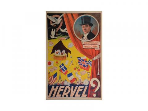 Affiche Murale Vintage LA GITANE JENISKA – Voyante Célèbre – Multicolore