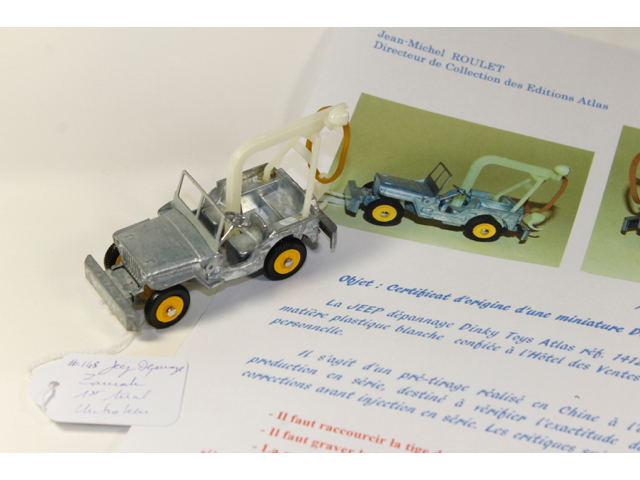 Atlas Editions Dinky Toys 1412 - Jeep De Depannage - Red