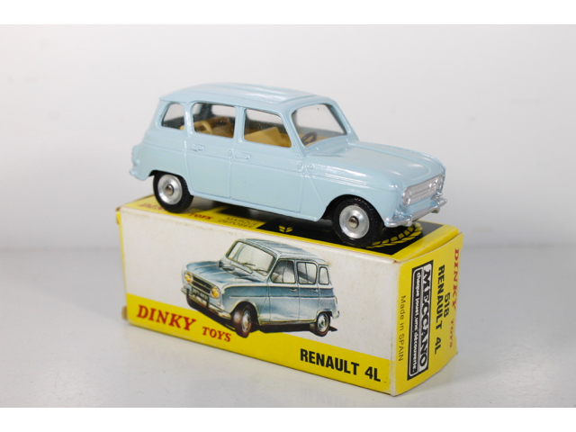 DINKY TOYS FRANCE - 518 - Renault 4L - Version orangée - En boite