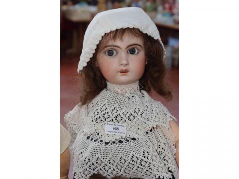 Corps De Poupée Ancien - Taille 9 - Pour Réparation Ou Collection - À Restaurer