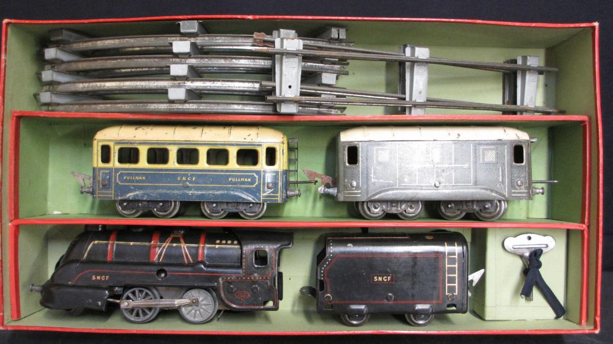 Lot wagons Et rails Pullman Et jep