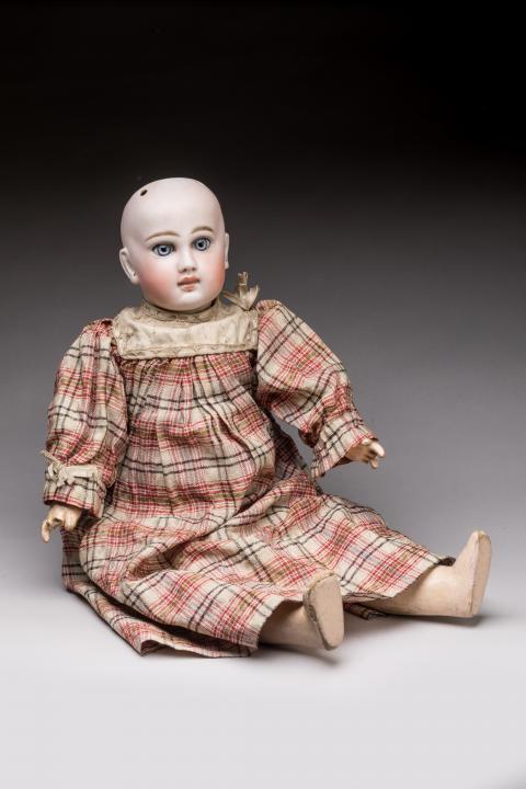 SFBJ, Paris, poupée tête en biscuit de porcelaine, bouche