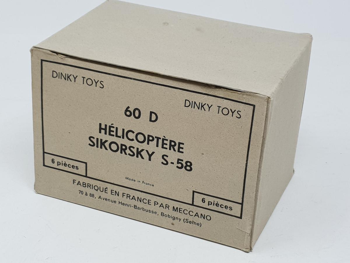 Hélicoptère Sikorsky S58 SABENA - DINKY TOYS 60D