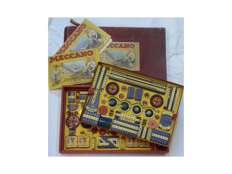 Meccano boîte mécanismes série rouge et bleu
