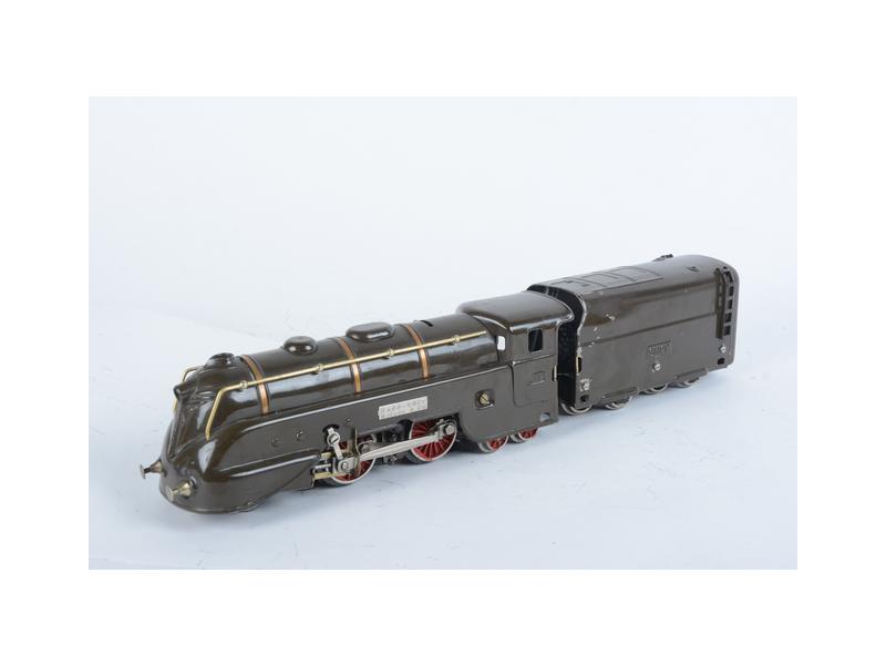 Locomotive Vapeur JEP 180/35 SNCF Avec Tender - Électrique - Marron
