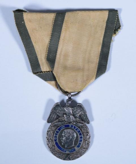 Médaille Française 1911 - Exercice Militaire PRO PATRIA FORCE COURAGE - Bronze
